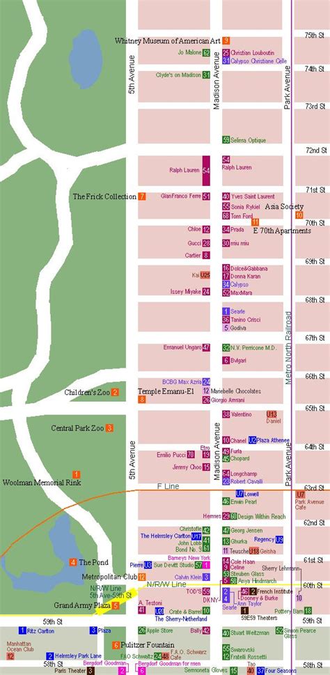 madison avenue map